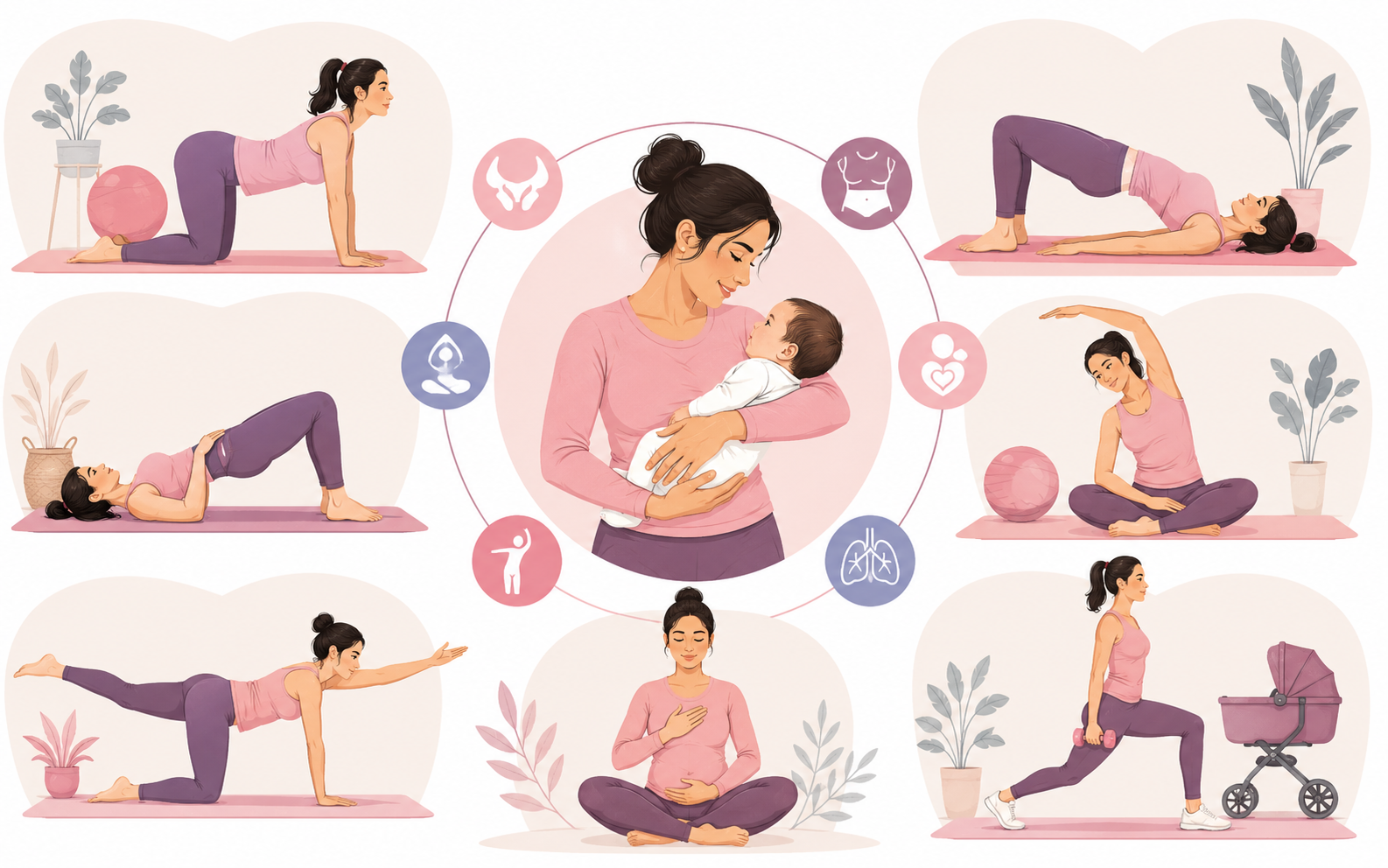 Postnatal Fitness: Safe Exercises | Fit Vibe Trainer