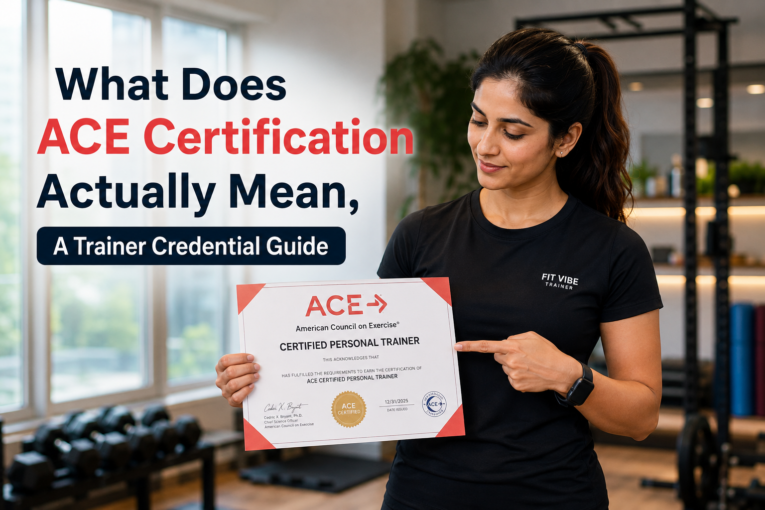 What Does ACE Certification Actually Mean, A Trainer Credential Guide