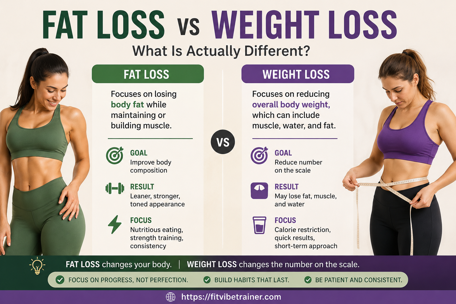 Fat Loss vs Weight Loss: What Is Actually Different