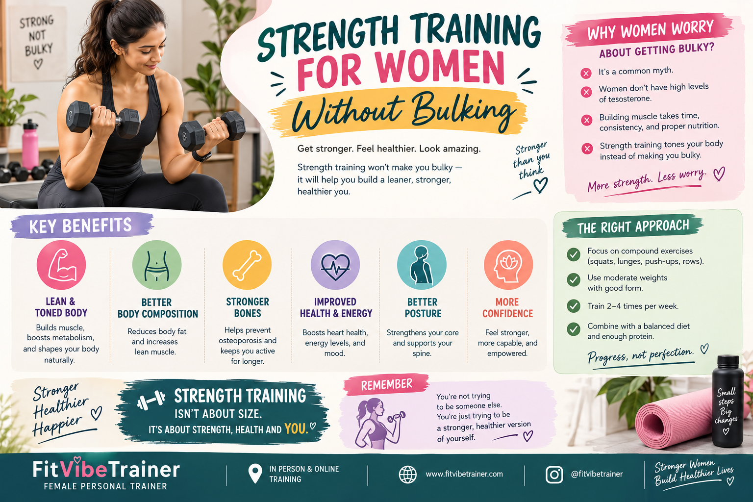 How Women Can Build Strength Without Getting Bulky
