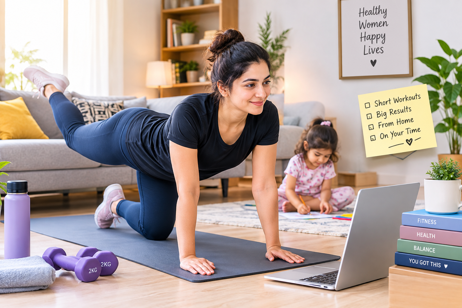Home Workout for Women with Busy Schedule
