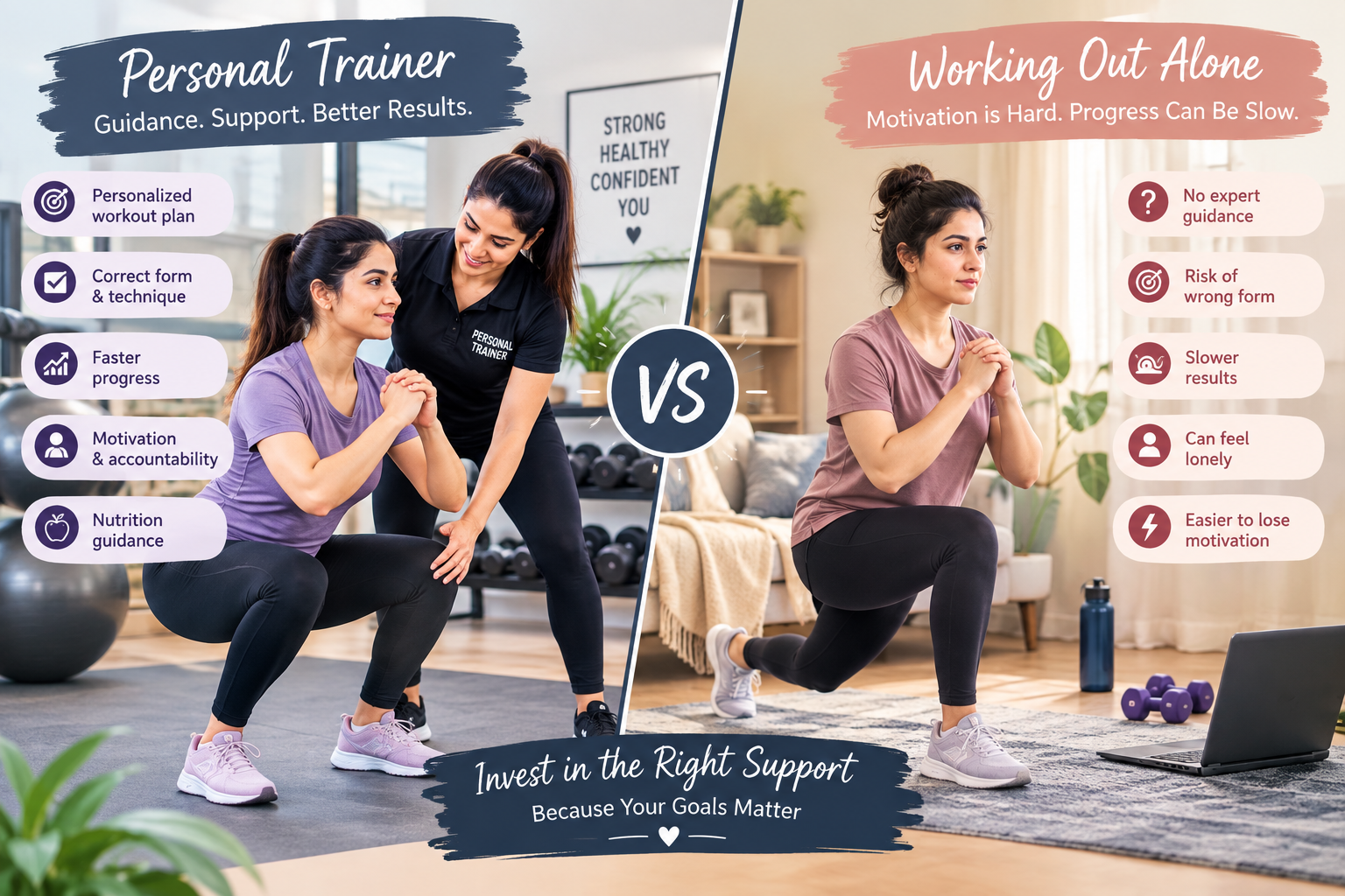 Personal Trainer vs Working Out Alone: Which Actually Gets You Results?