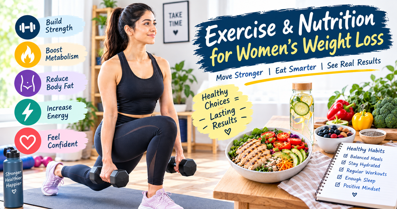 Exercise and Nutrition: What Women Need for Sustainable Weight Loss