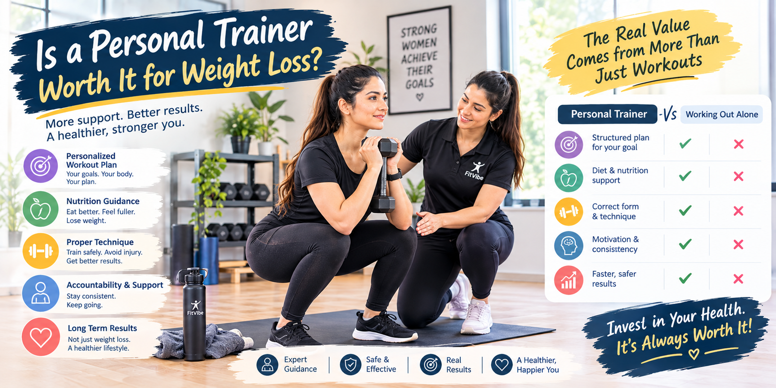Why is a Personal Trainer Worth the Cost for Weight Loss?